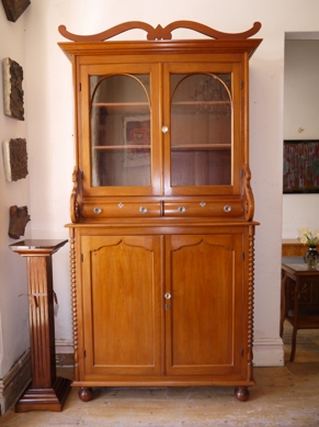 Ship Binnacle Compass, brass & timber, approx. 1850's